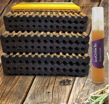 3 Leafcutter Bee Reusable Houses